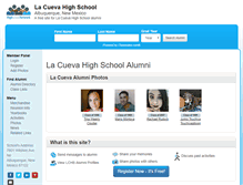Tablet Screenshot of lacuevahighschool.org